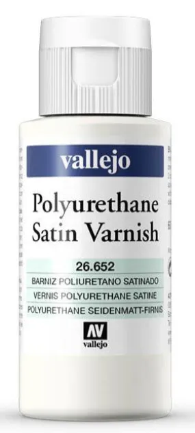 26.652 Vallejo Polyurethane Satin Varnish 60ml