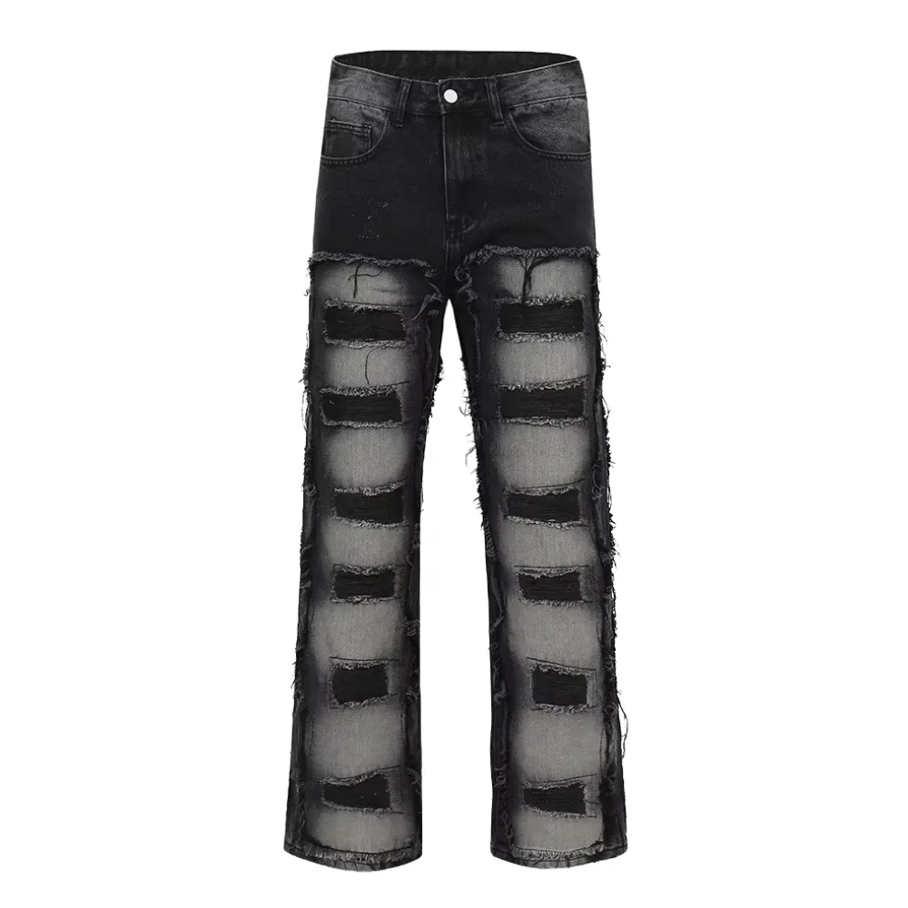 American Patchwork Ombre Jeans