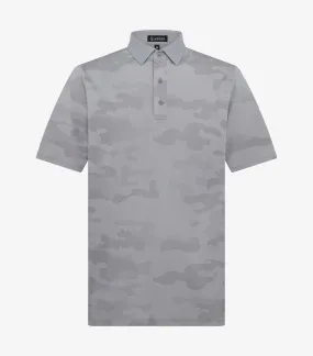 ASHER Jacquard Camo Polo