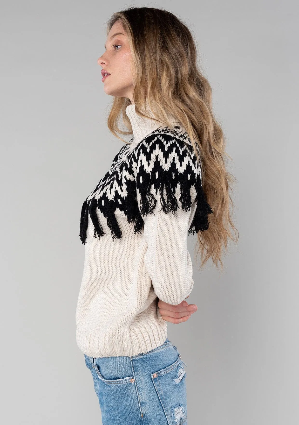 Aspen Fringe Sweater