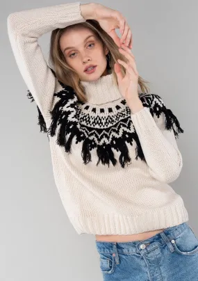 Aspen Fringe Sweater