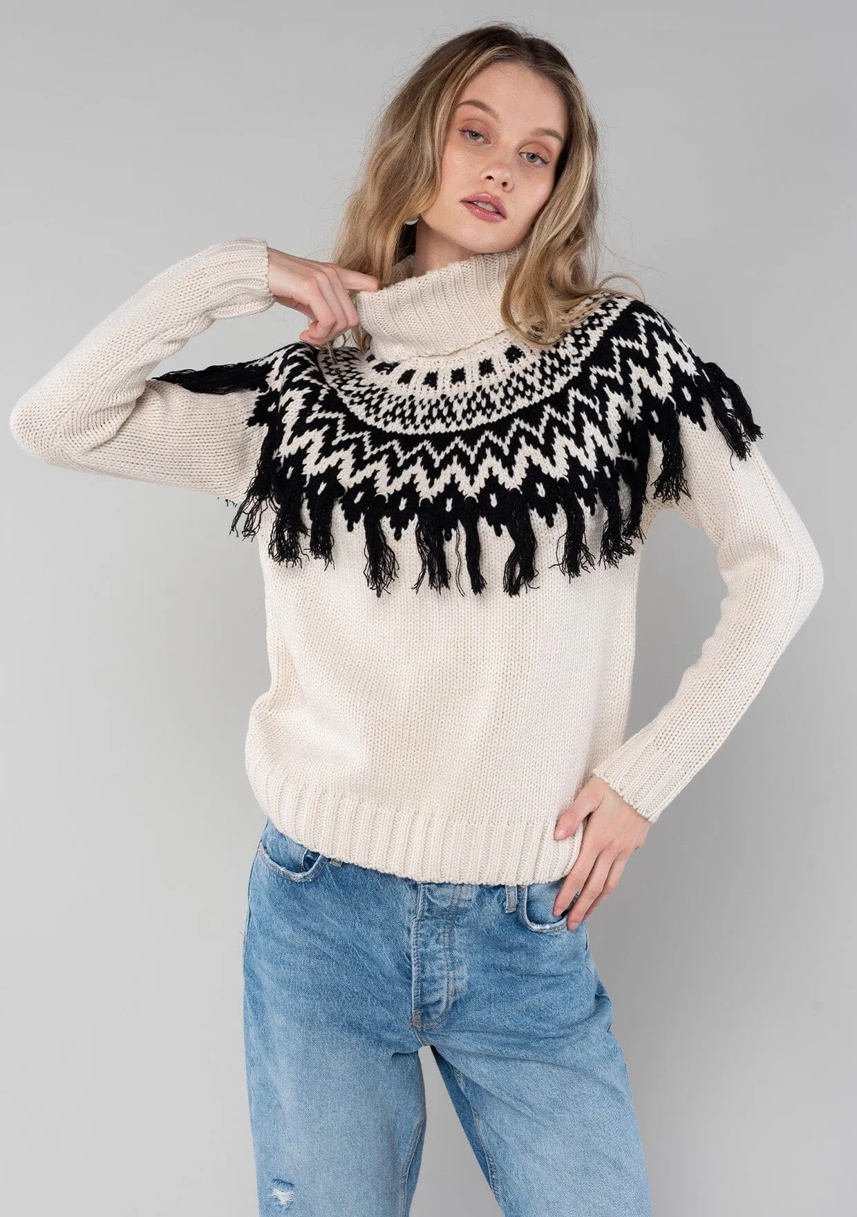 Aspen Fringe Sweater