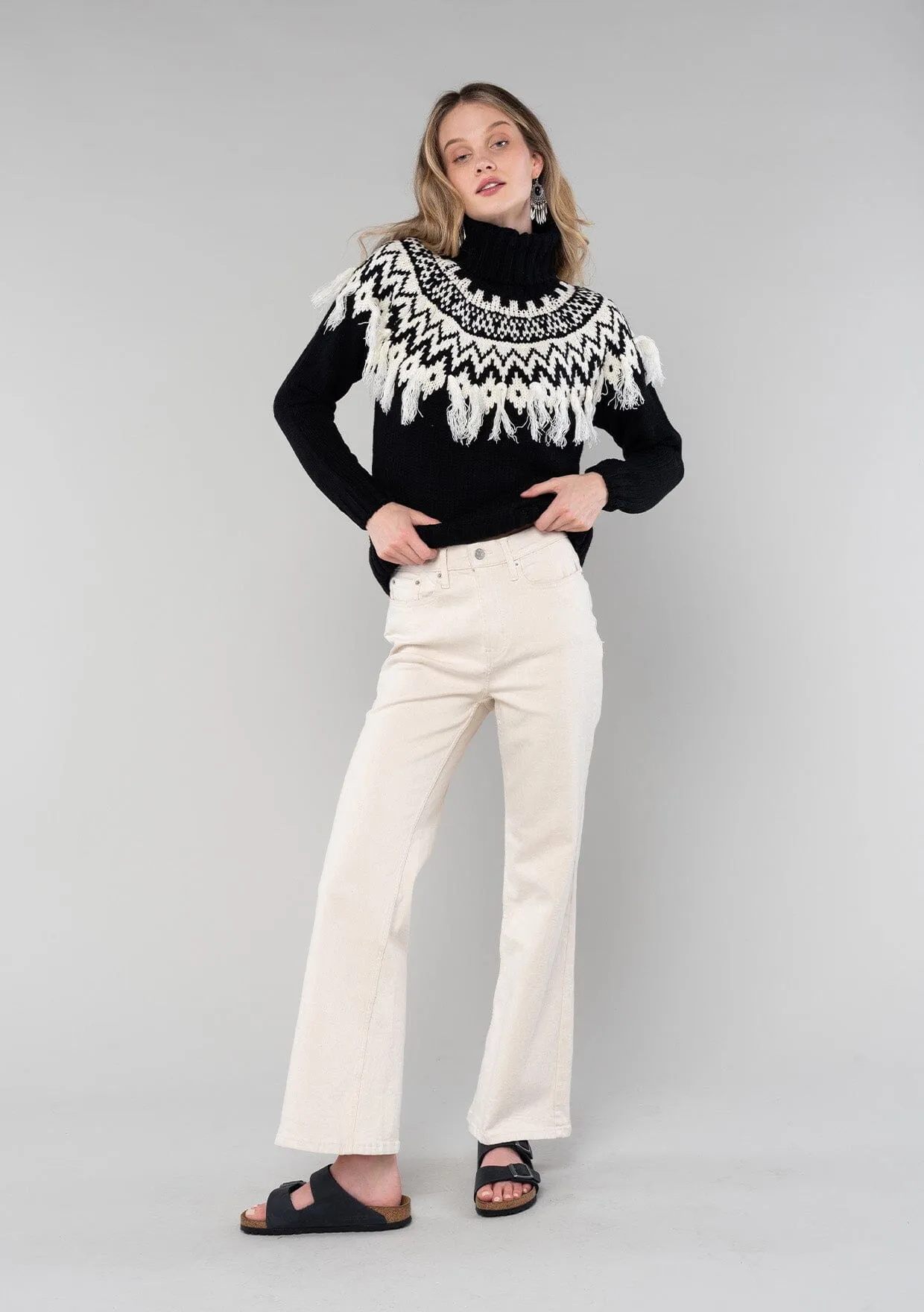 Aspen Fringe Sweater