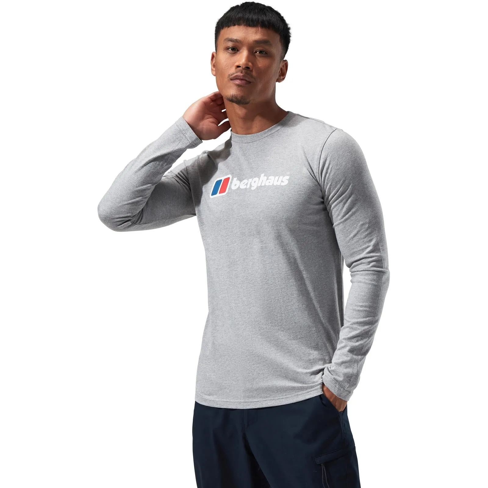 Berghaus Mens Big Logo Long Sleeve T