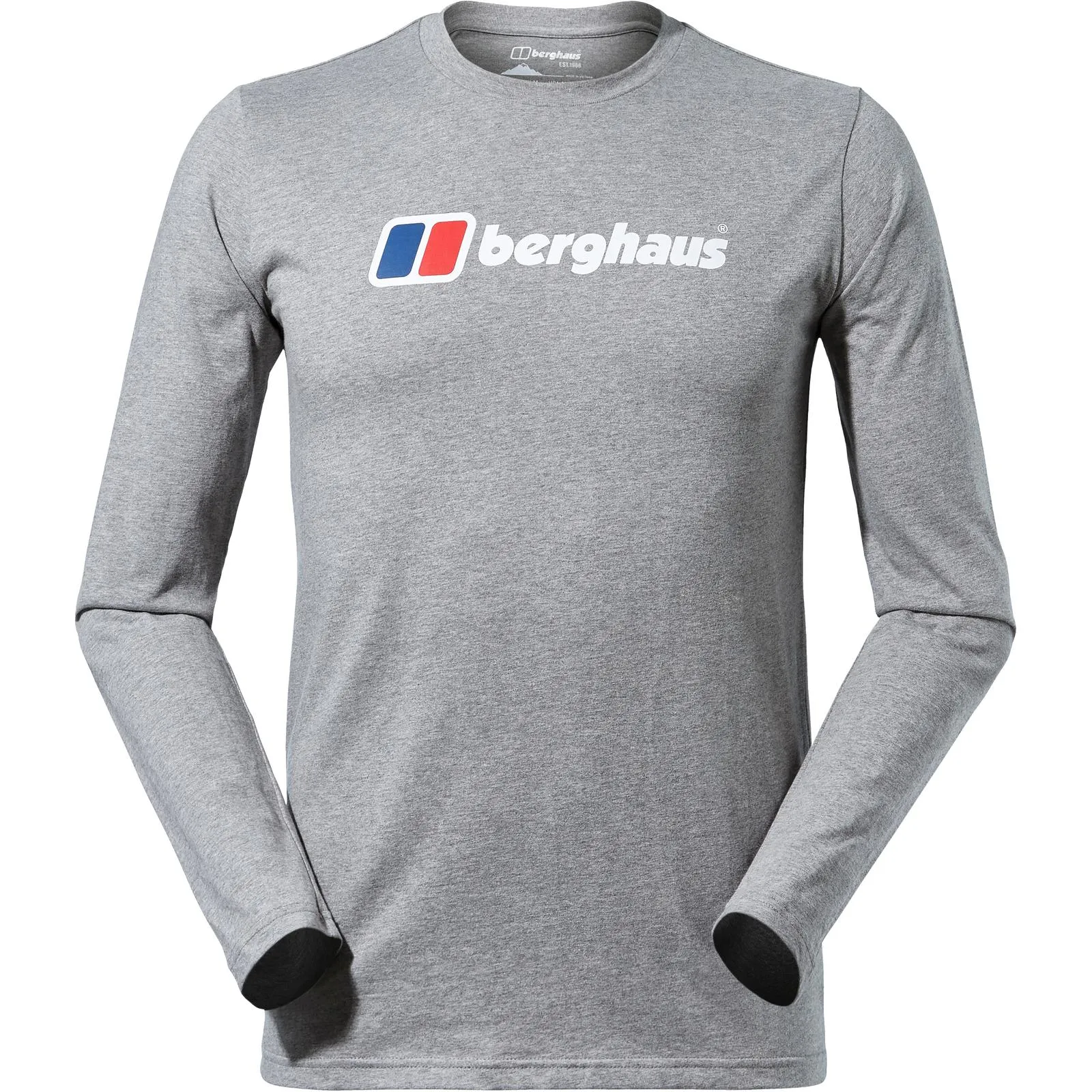 Berghaus Mens Big Logo Long Sleeve T