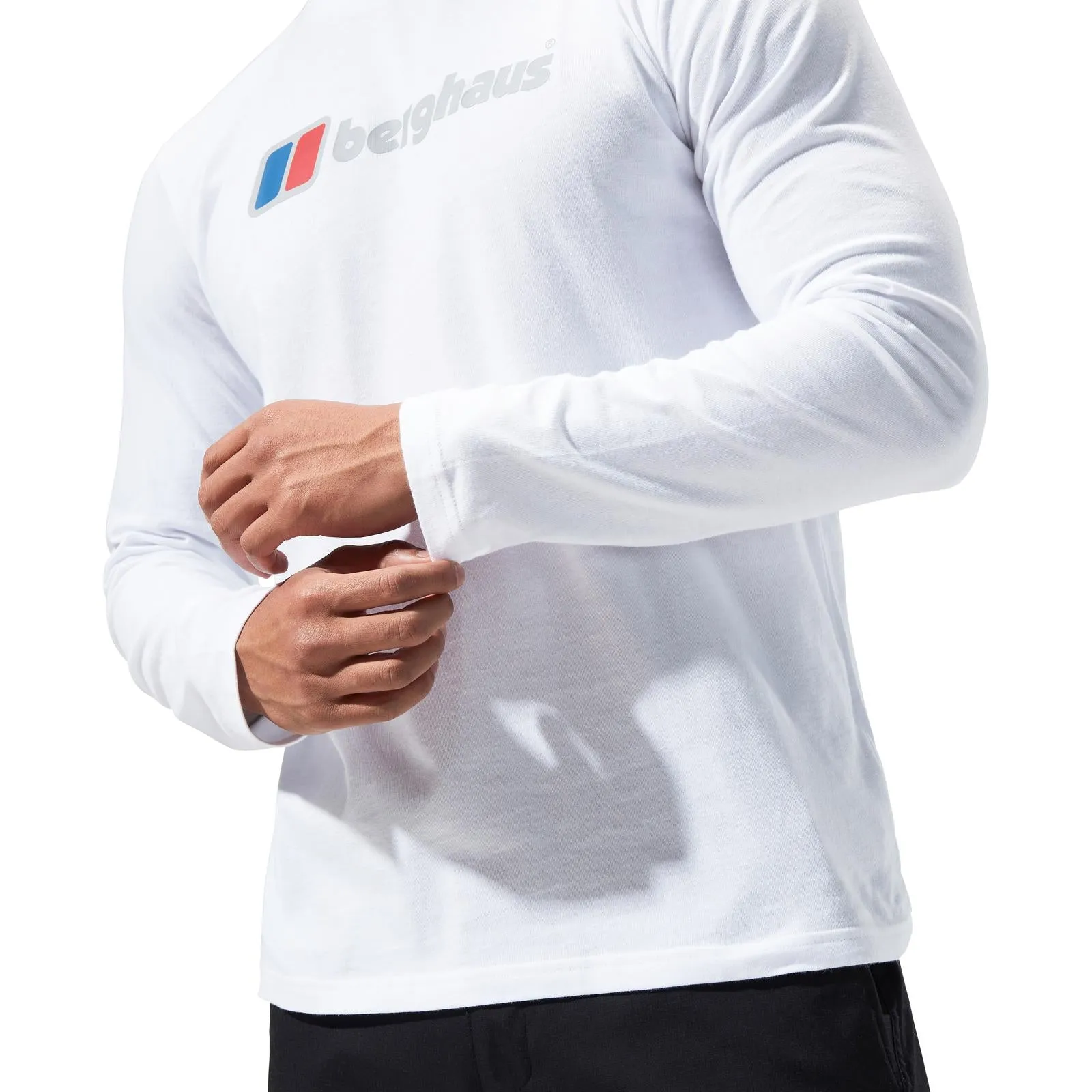 Berghaus Mens Big Logo Long Sleeve T