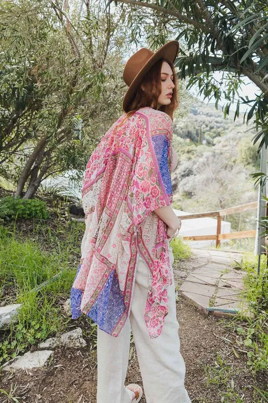 Bohemian Burnout Velvet Kimono