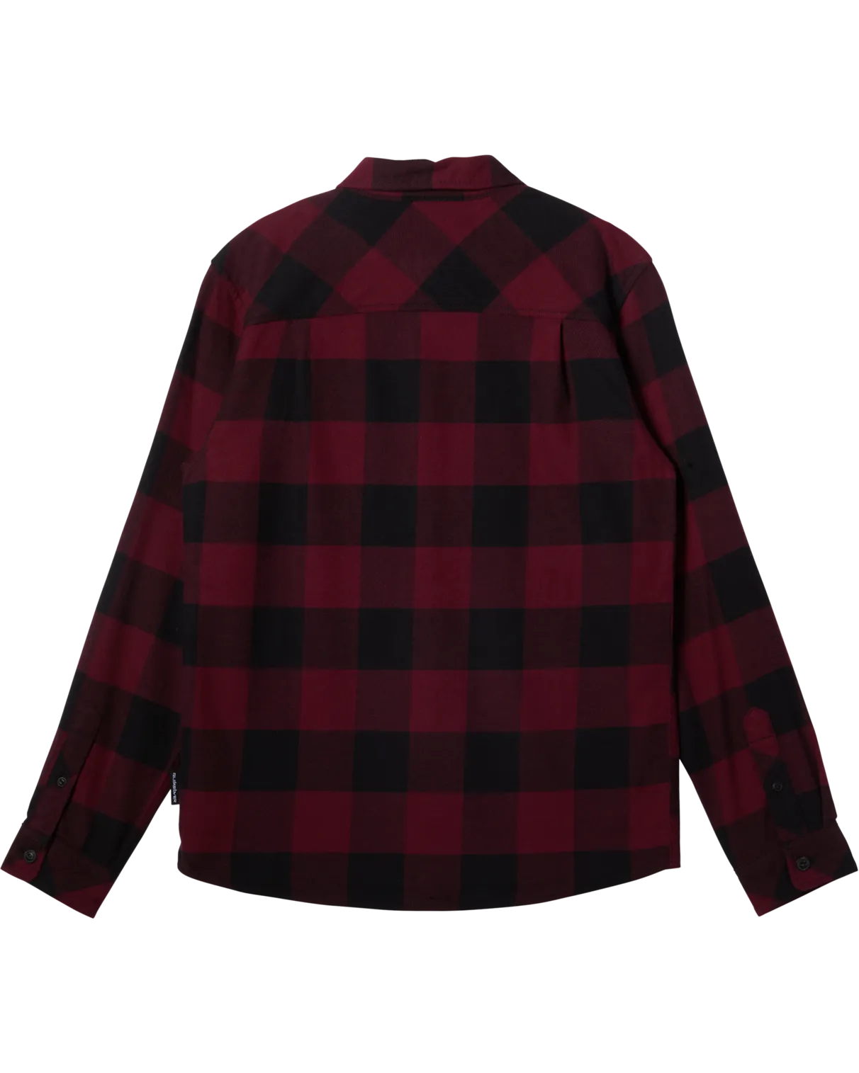 Boys Buffalo Classic Flannel Shirt in Wine