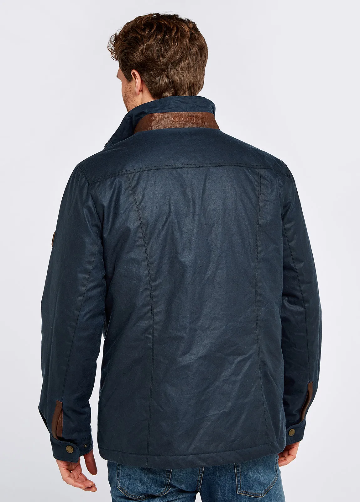 Carrickfergus Wax Jacket Ocean Blue