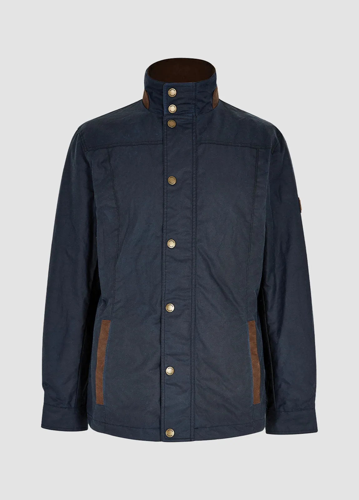 Carrickfergus Wax Jacket Ocean Blue