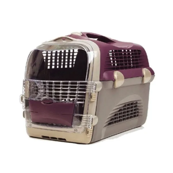 Catit Cabrio Multi-Functional Carrier System - Burgundy / Grey