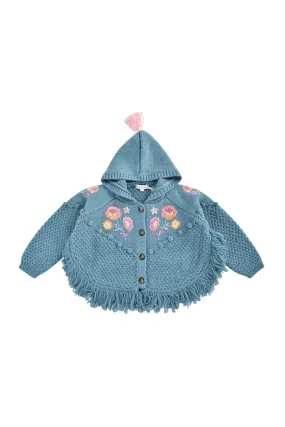 Clara Cape(Stone Blue)