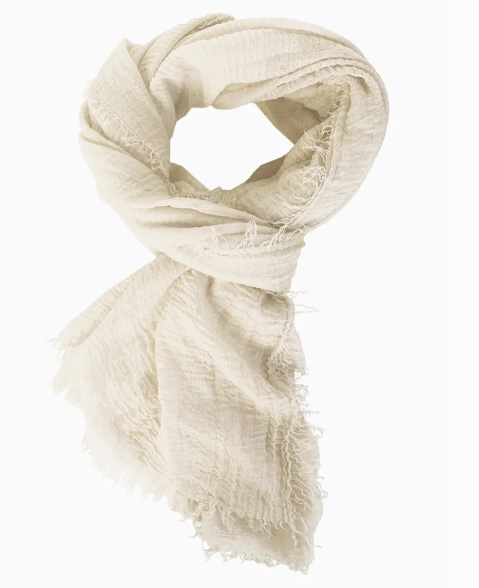 Cream Boho Scarf