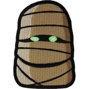 Daniel Smart Wacky Mummy Embroidered Iron On Patch, 2.5 x 3.5 inches