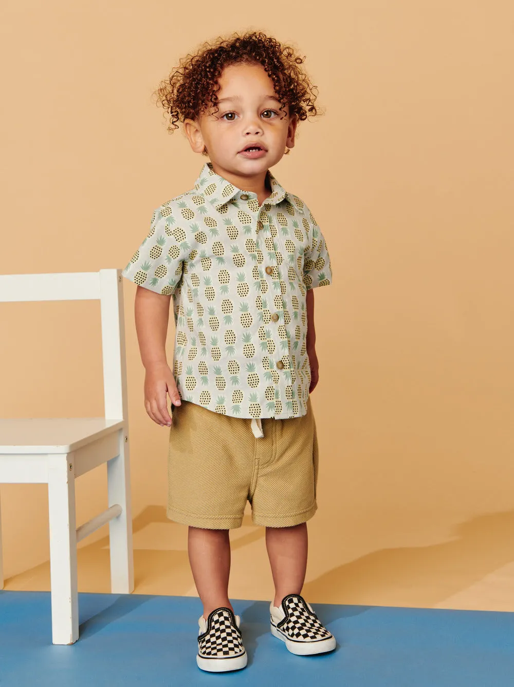 Destination Baby Shorts: SANDSTONE