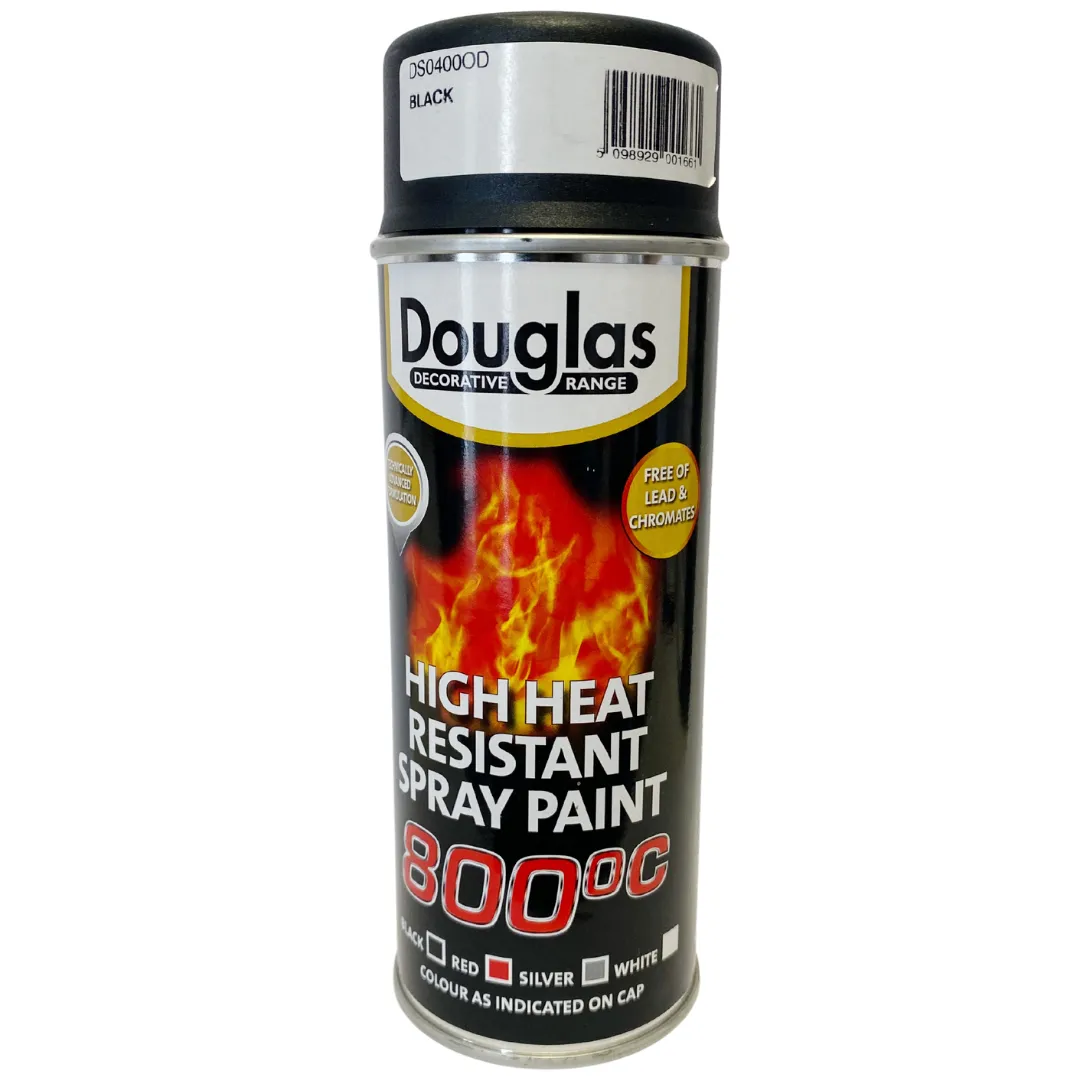 Douglas Spray Paint - High Heat Black 400ml