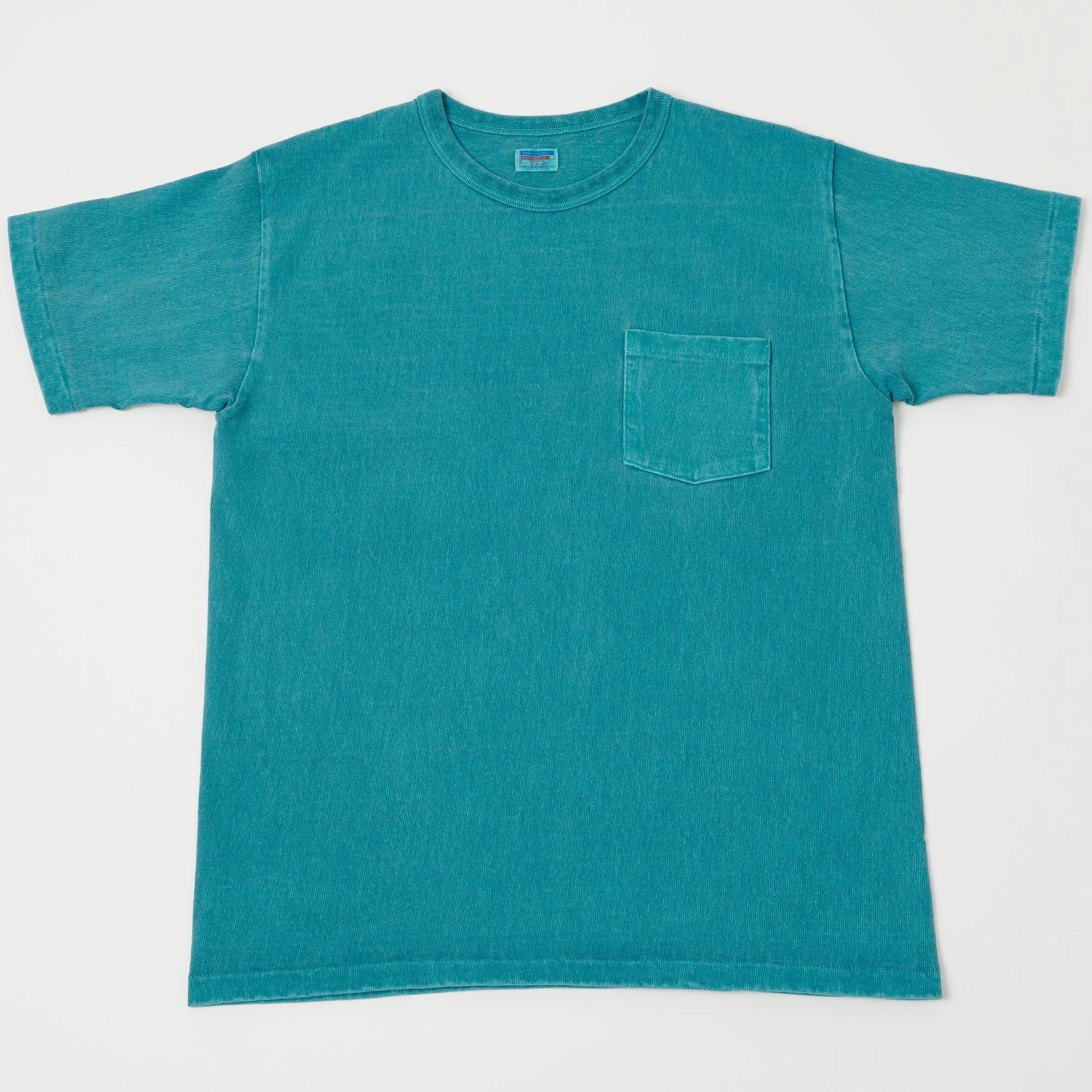 Dubbleworks Heavy Fabric Pigment Pocket Tee - Turquoise