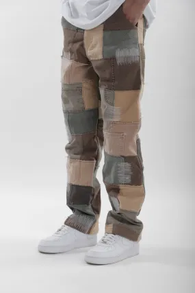 Earth Patchwork Jeans