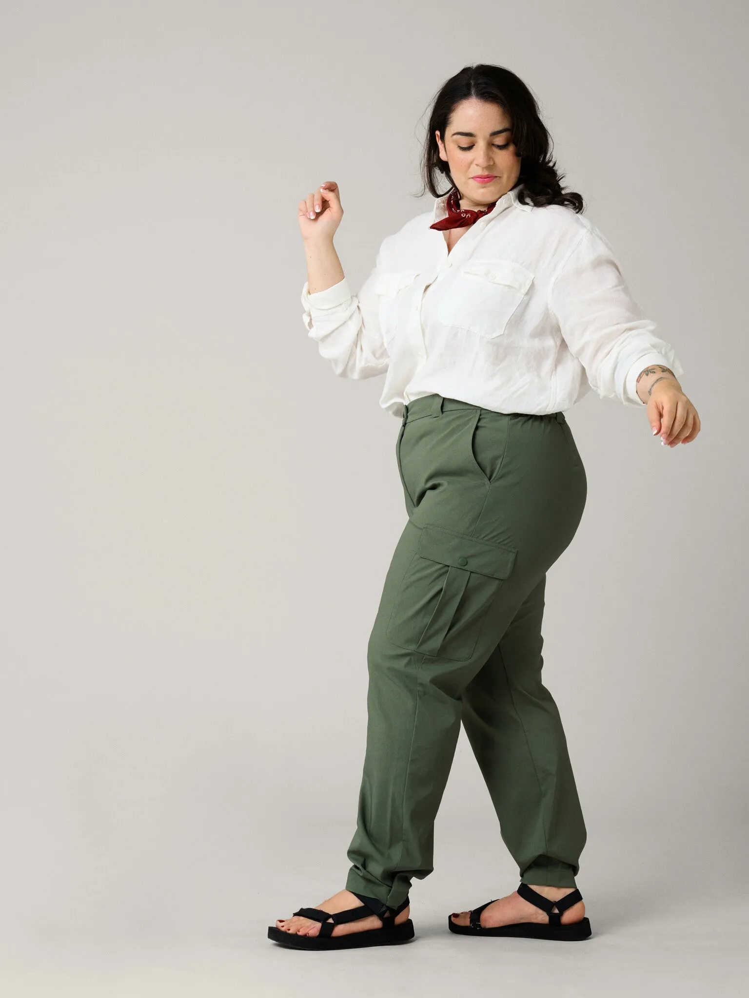 Elsa Cargo Pants Green (ARCHIVED)