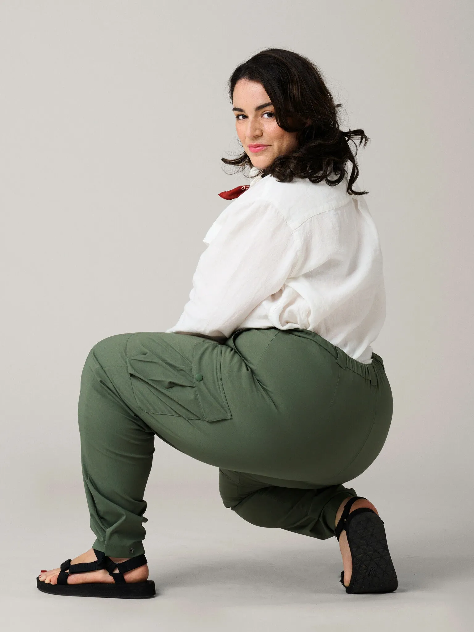 Elsa Cargo Pants Green (ARCHIVED)