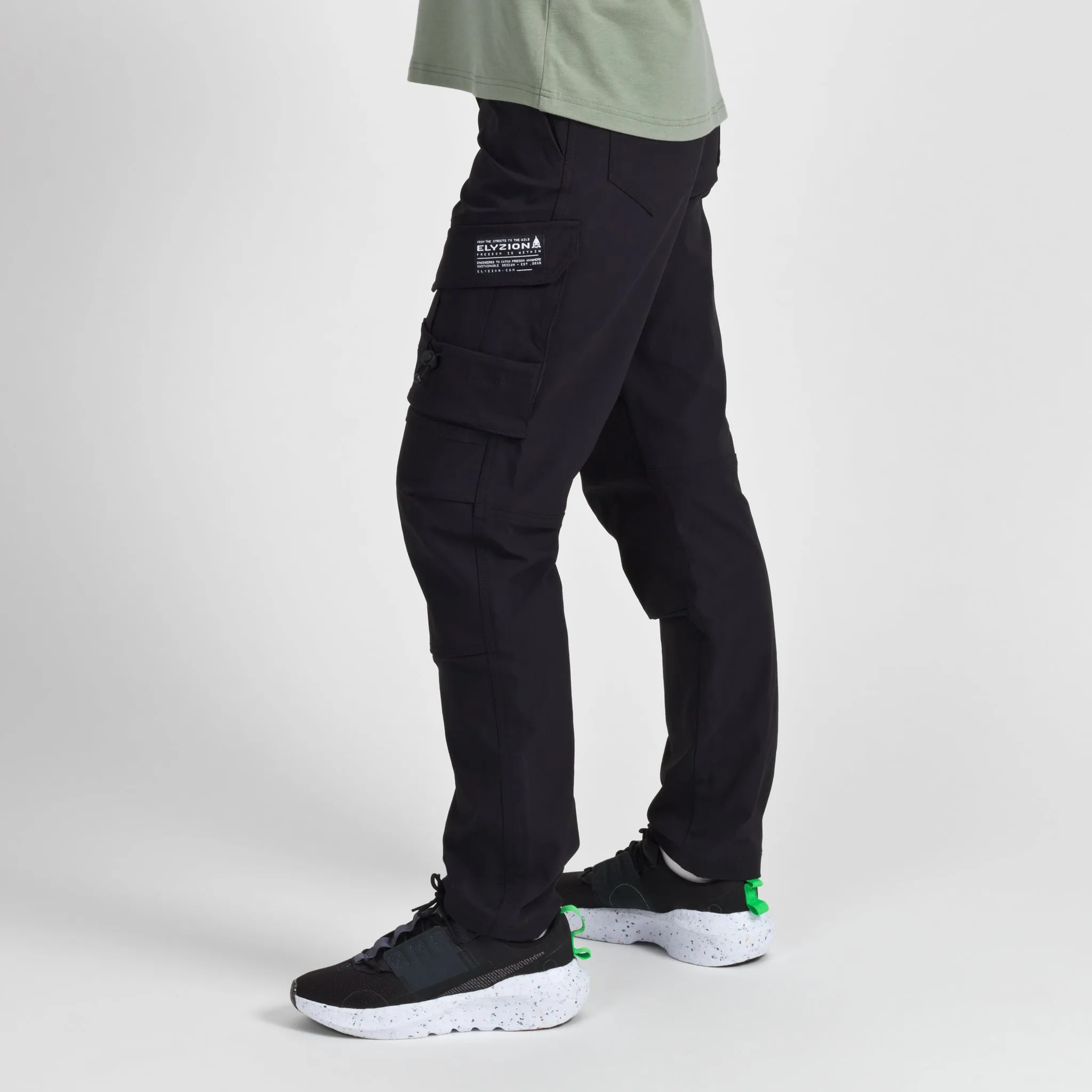 Elyzion "Vecchia" Cargo Pants - Black