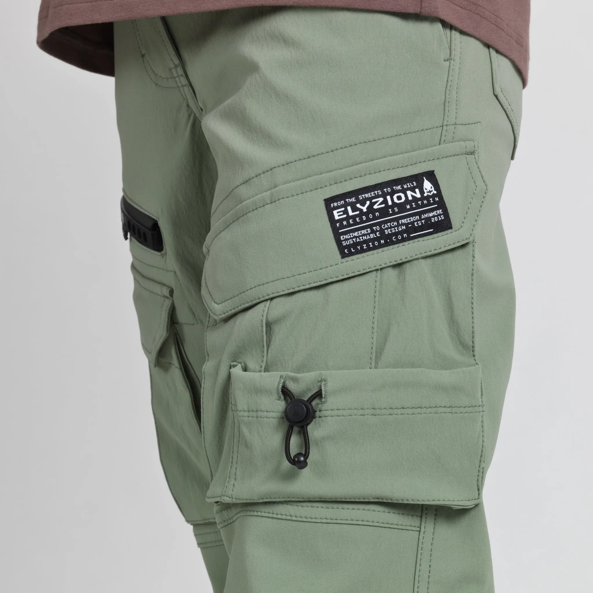 Elyzion "Vecchia" Cargo Pants - Black