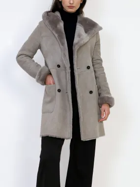 Emma Italian Merino Shearling Sheepskin Coat