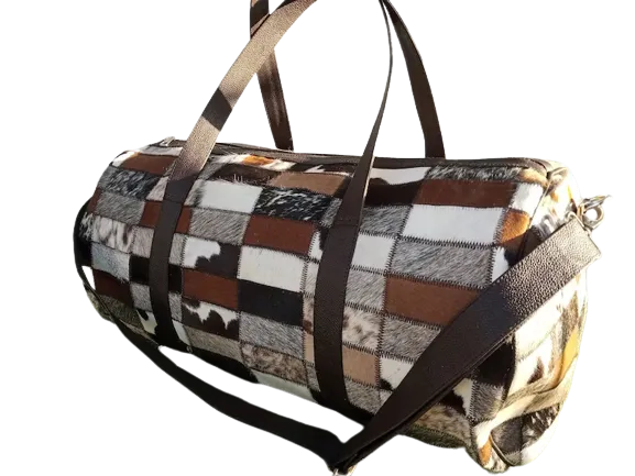 Exotic Duffel | Unique patchwork hand luggage duffle bag