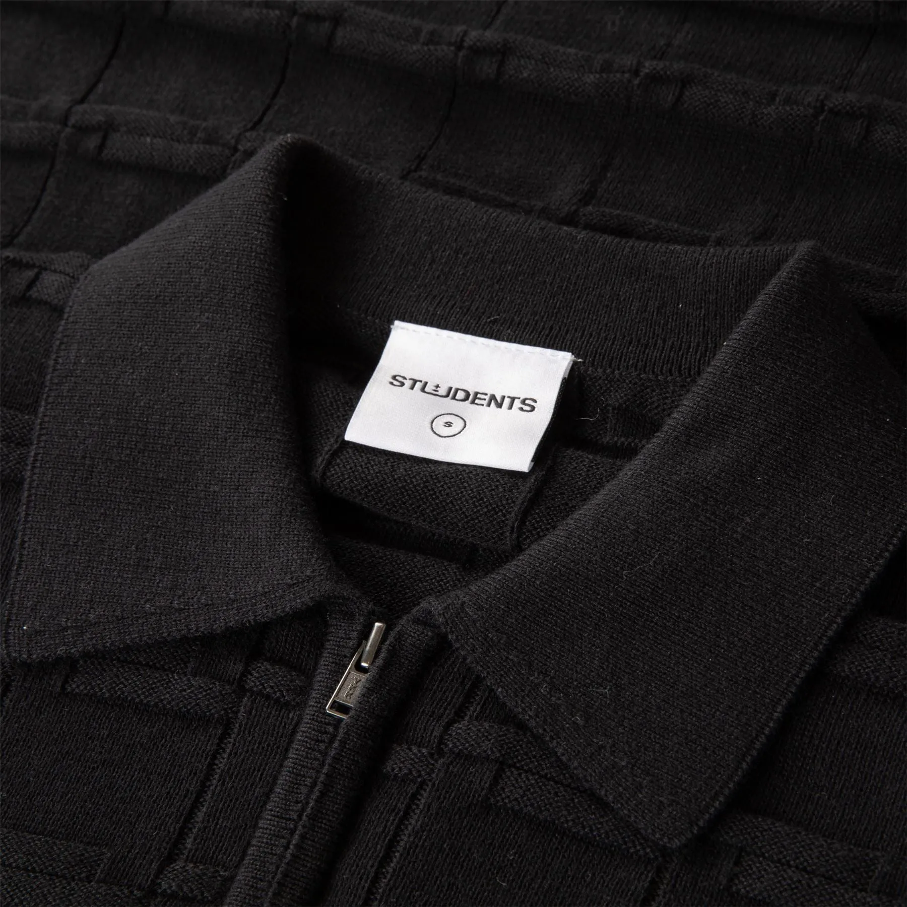 Ezra Sweater Polo Black - AW24