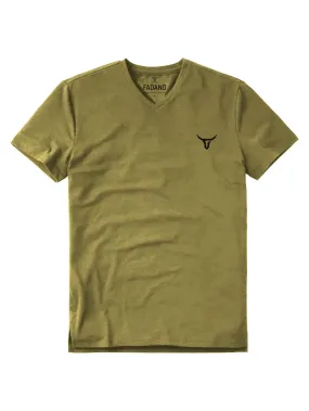 Fadano - Texas V-Neck Split-Hem Tees