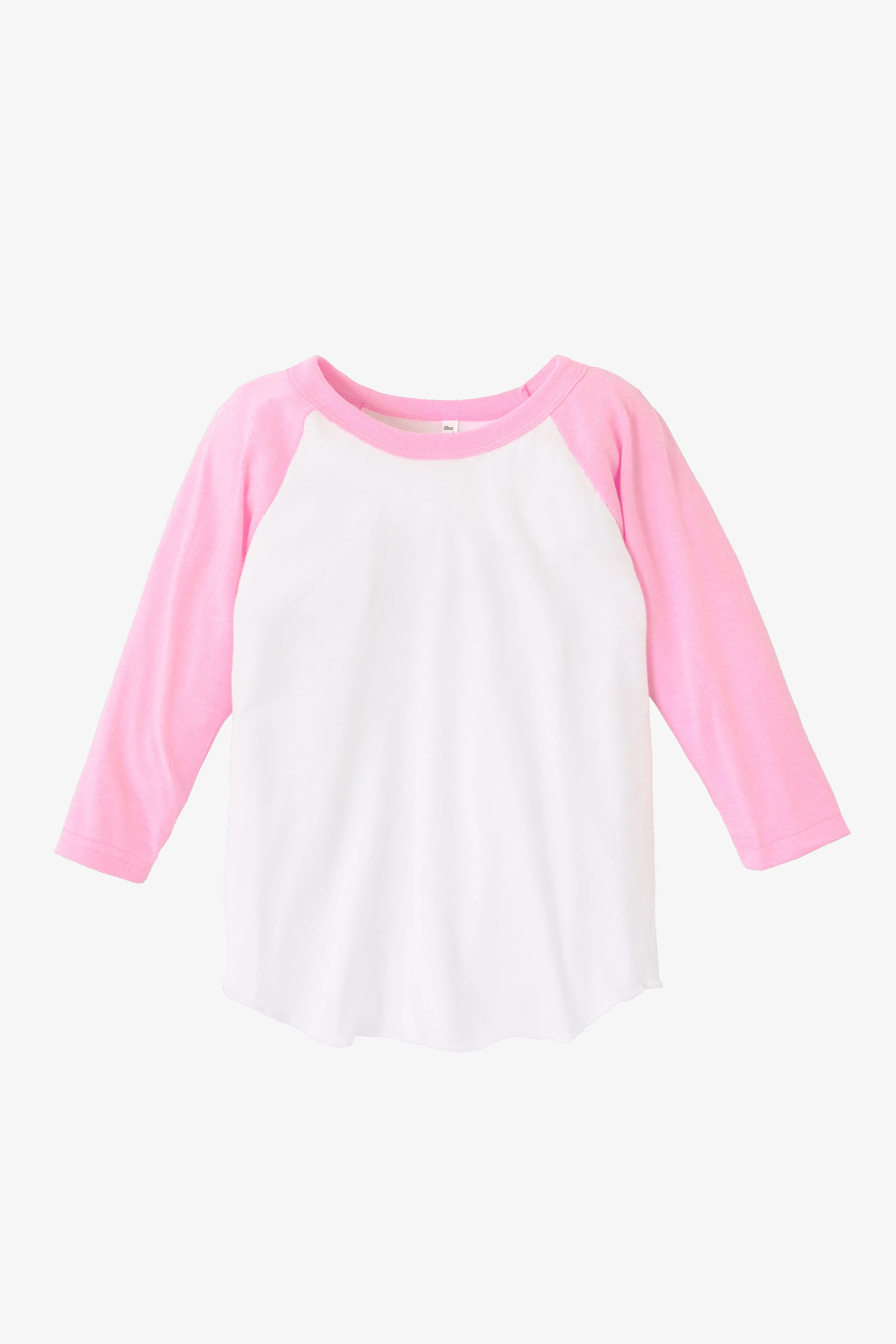 FF1053 - Toddler 3/4 Sleeve Poly Cotton Raglan