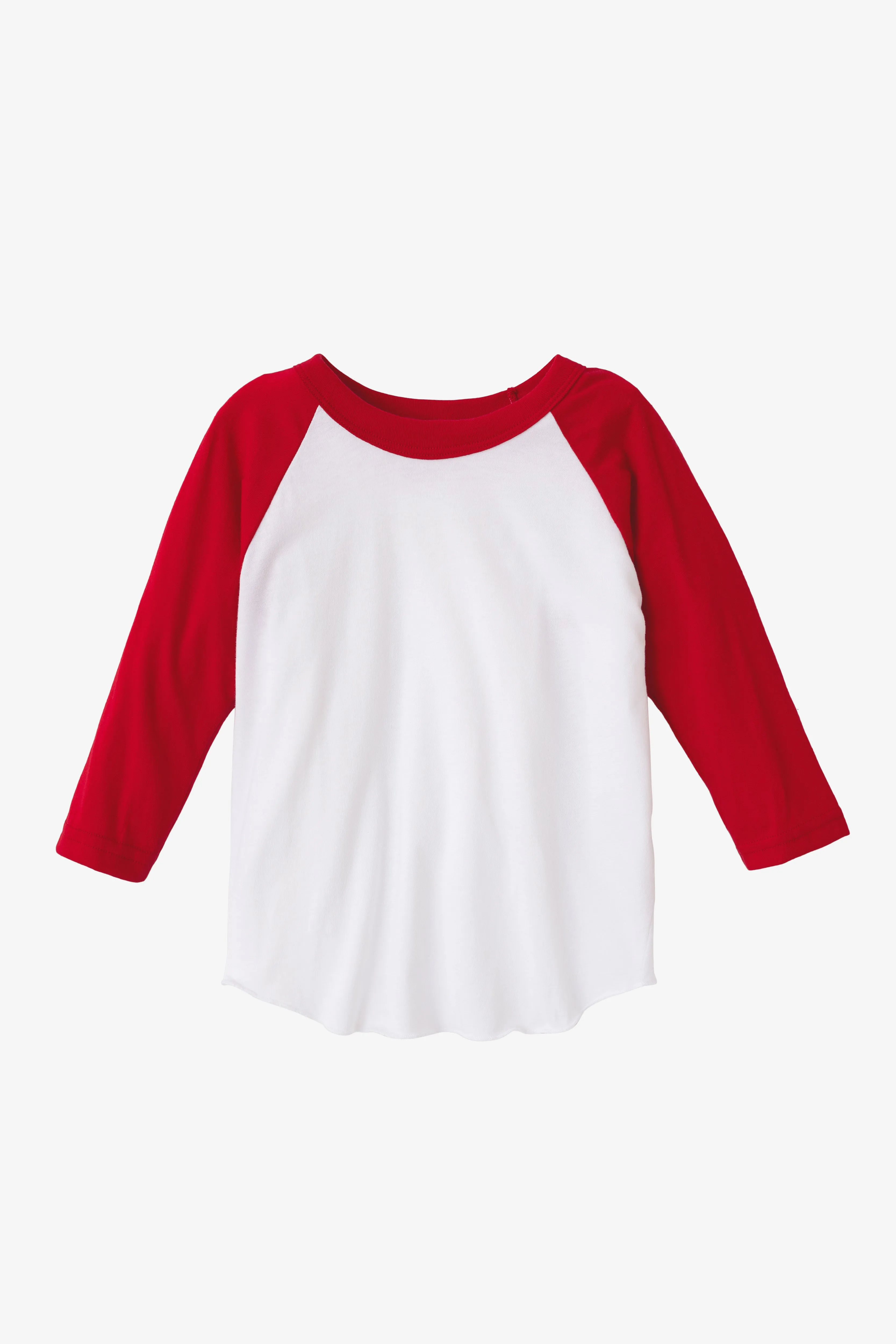 FF1053 - Toddler 3/4 Sleeve Poly Cotton Raglan