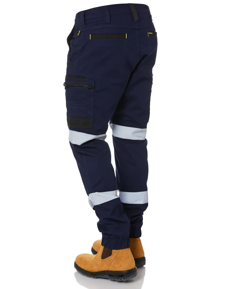 Flex and Move Taped Stretch Cargo Cuffed Pants - Navy