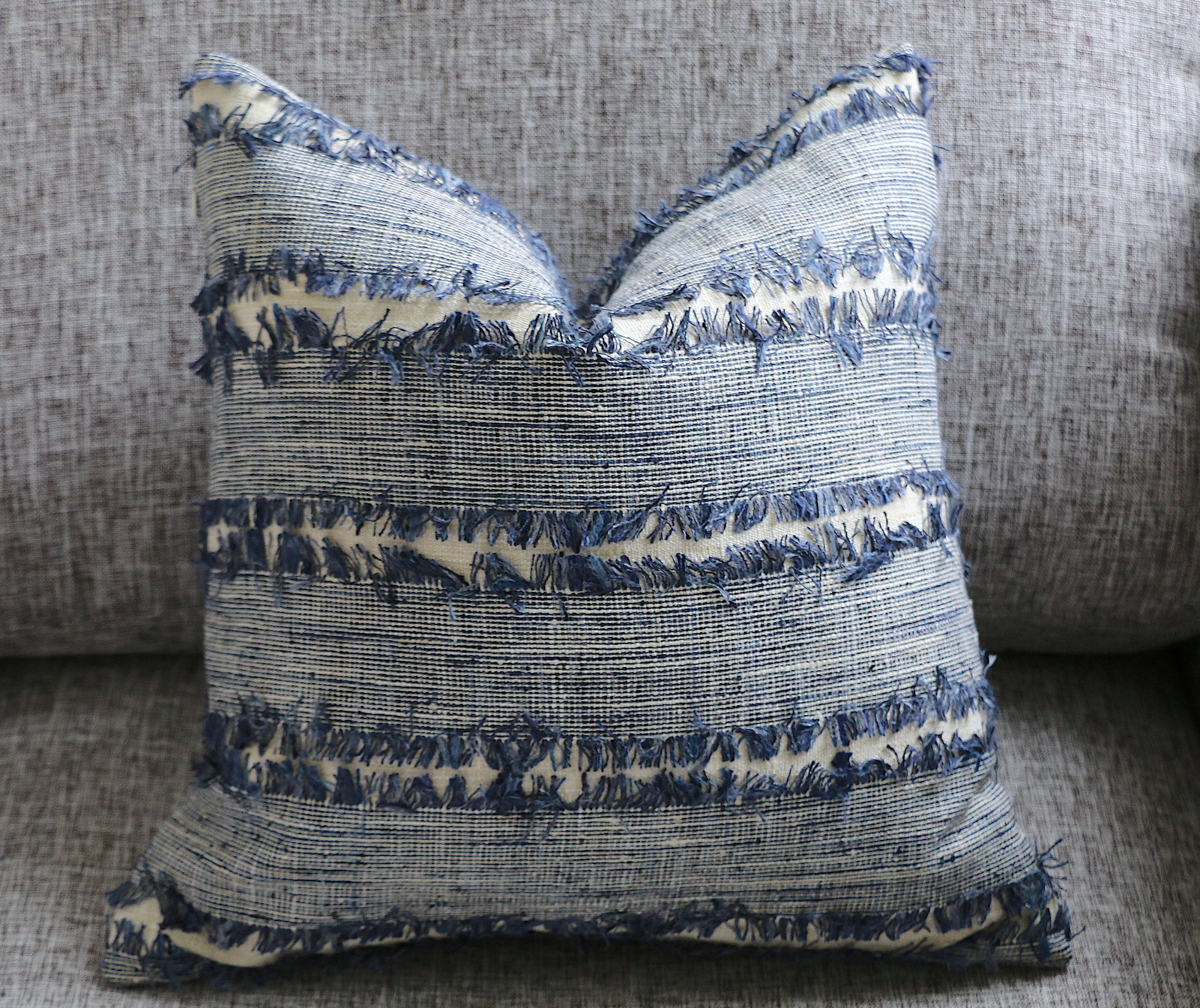 Folk Art Collection: Mix and Match Fringed, Patchwork or Ombré Pillow Cover