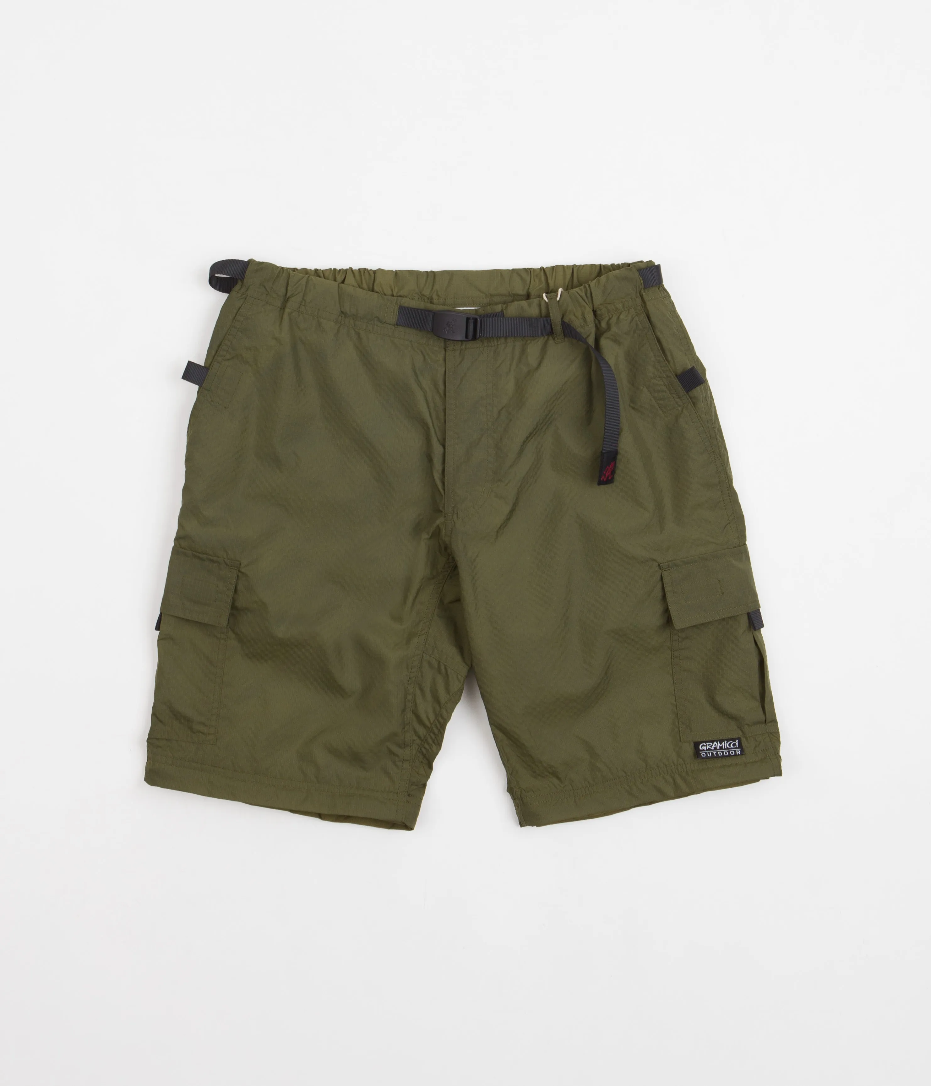 Gramicci Utility Zip-Off Cargo Pants - Army Green