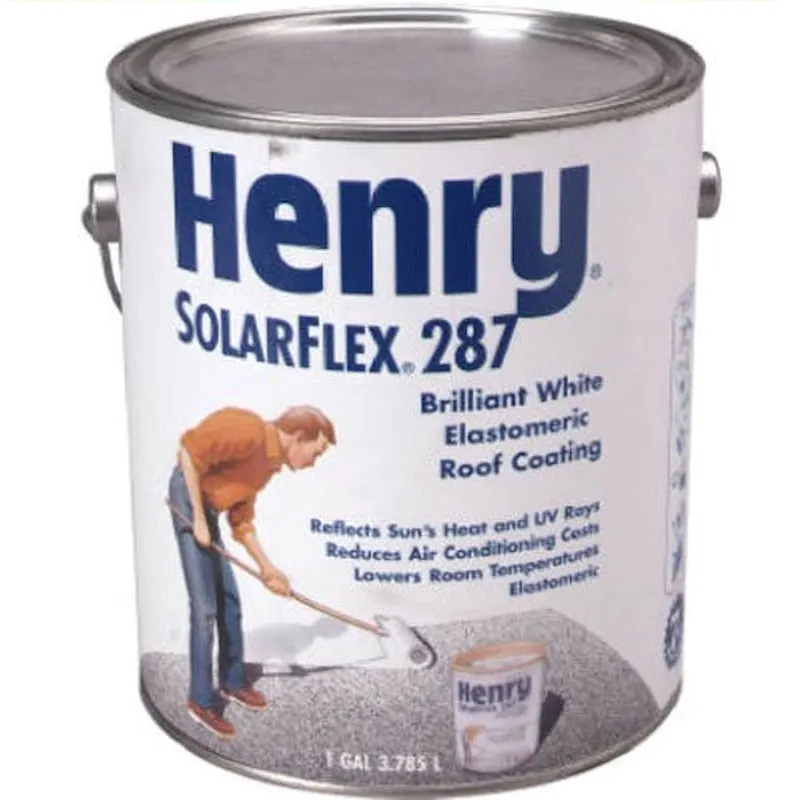 Henry Solar-Flex Smooth White Elastomeric Roof Coating 1 gal