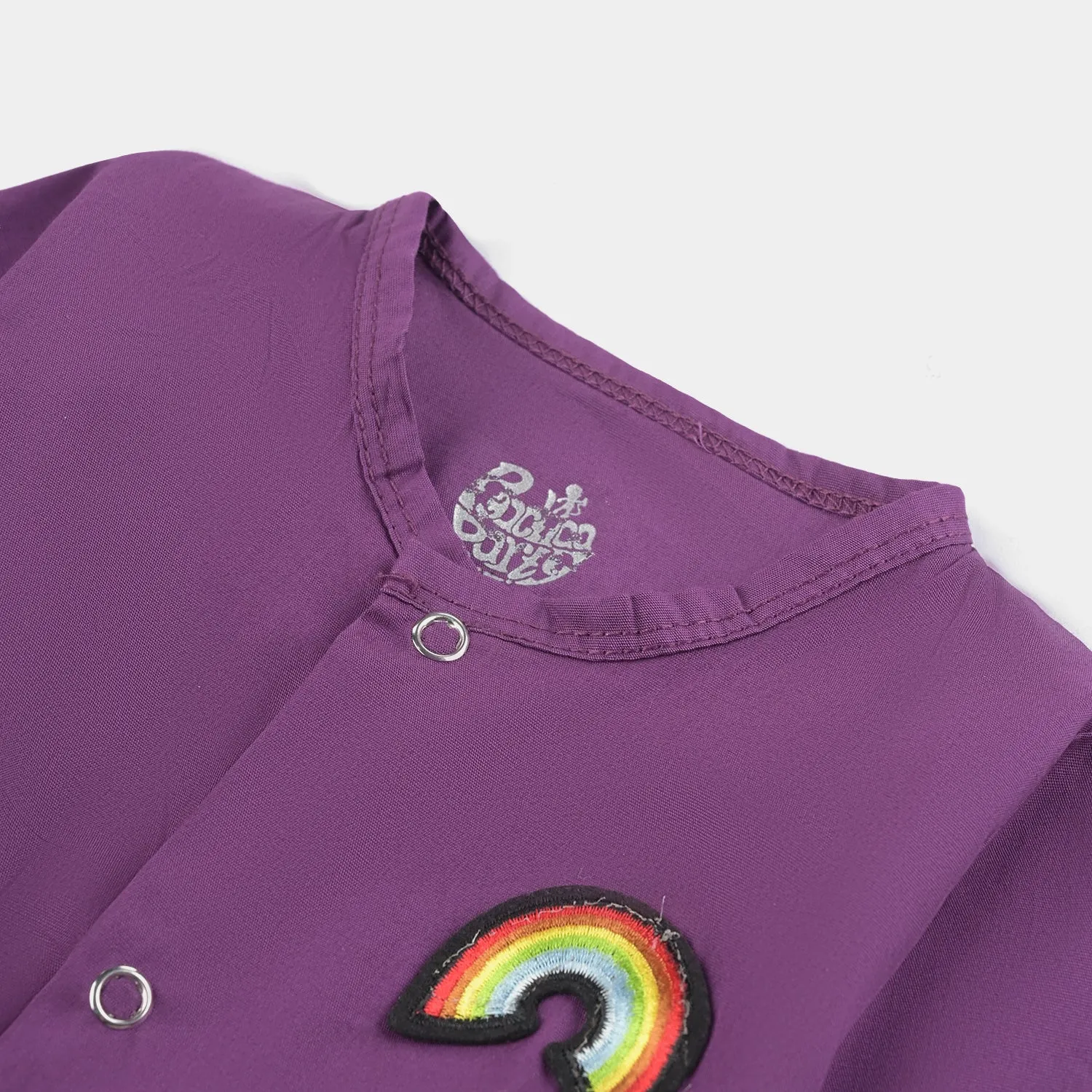 Infants Vest Rainbow-Purple