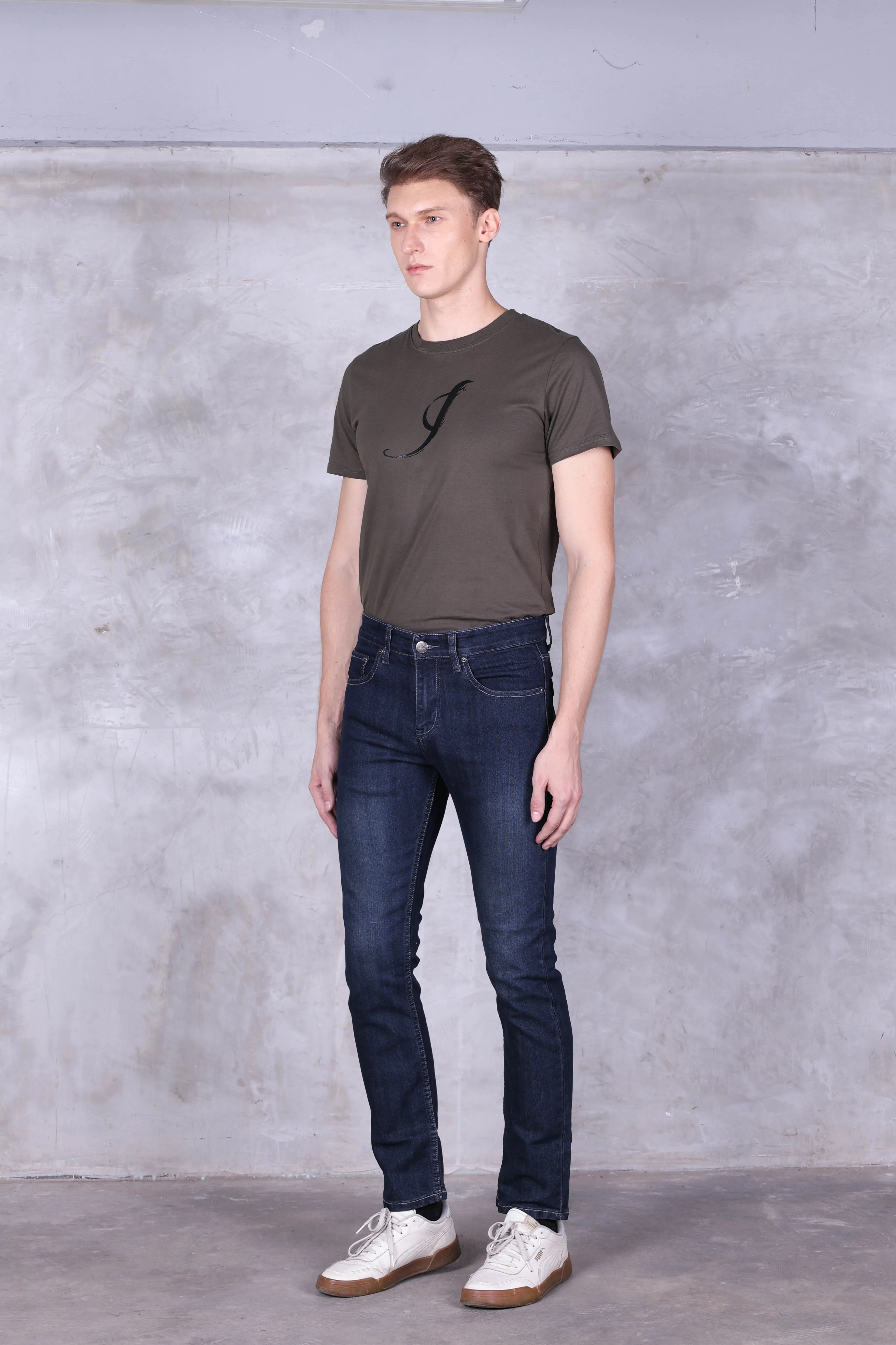 Jack Russel - Men Jeans - Klassik J-1101 Slim Fit Midnight Blue