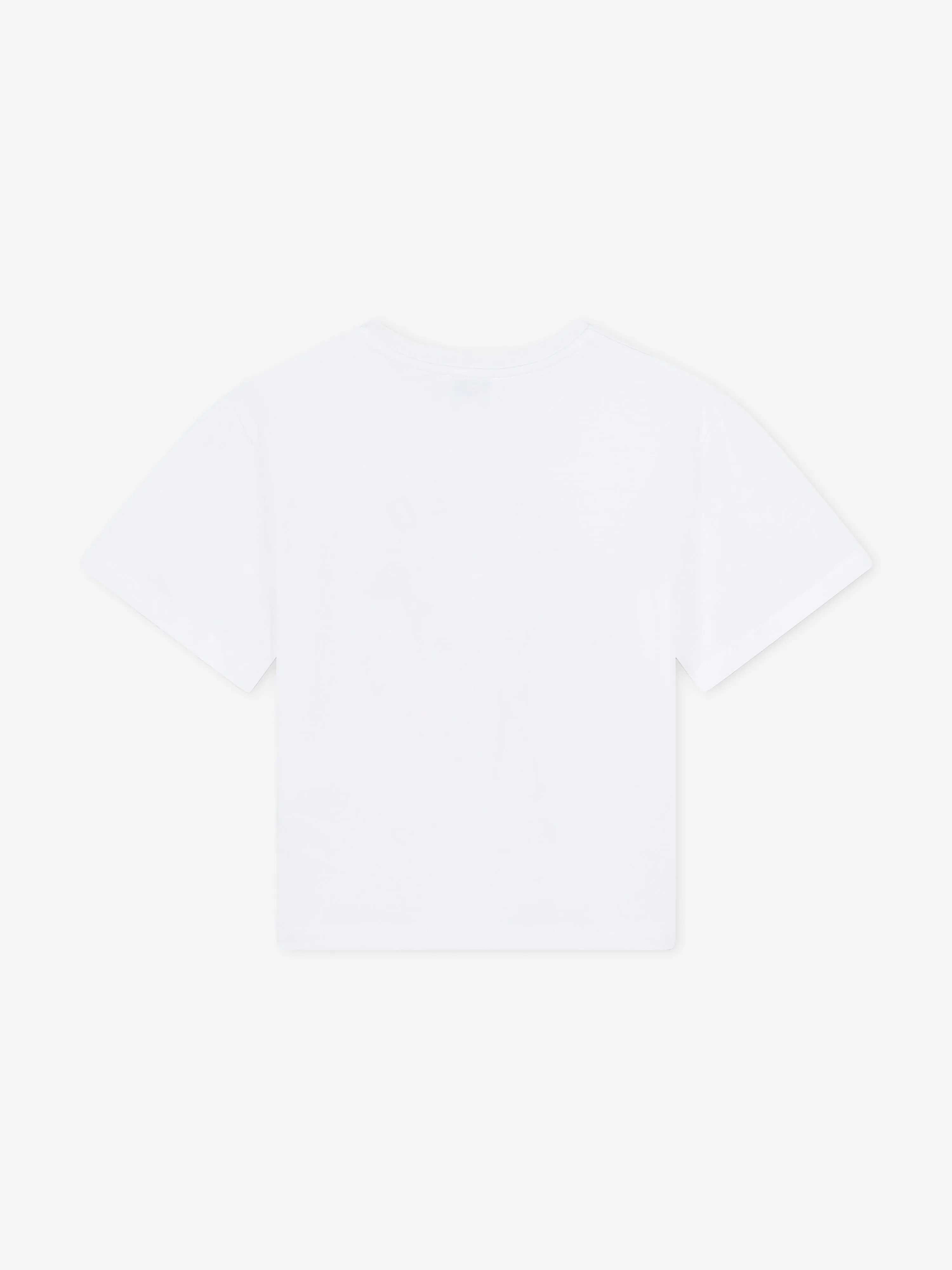 KENZO Girls Elephant Logo T-Shirt in White