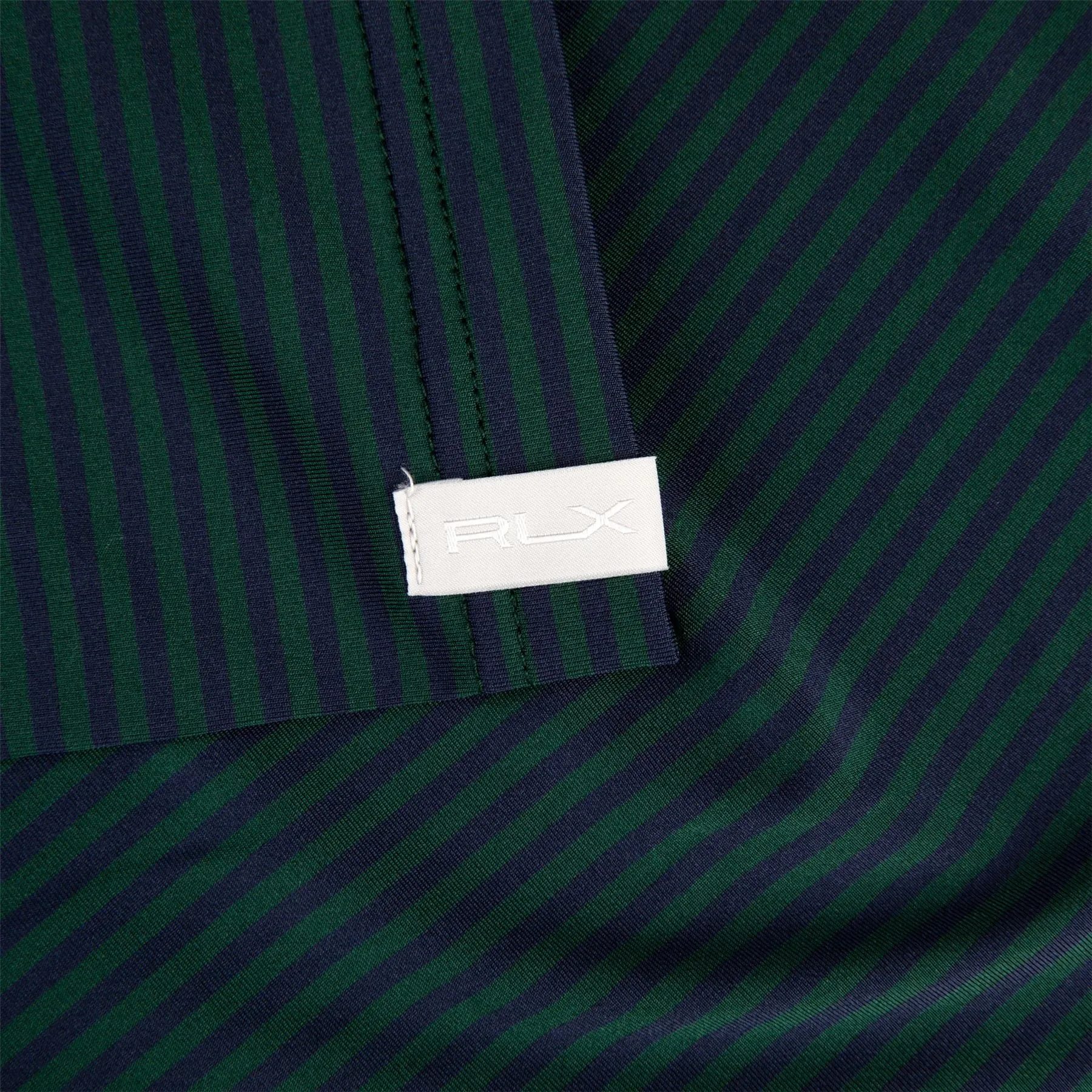 Lightweight Airflow Stripe Jersey Moss Agate/Refined Navy - AW23