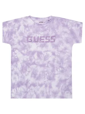 Lilac Tie Dye Logo Active T-Shirt (7-16)