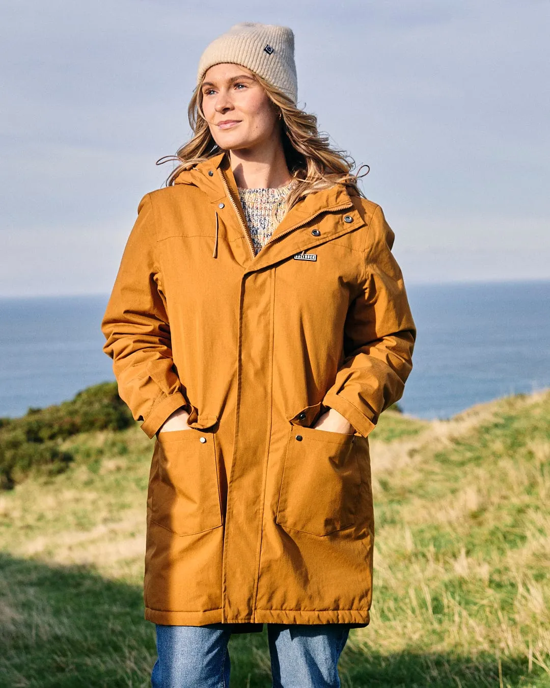 Linden - Womens Water Resistant Coat - Brown