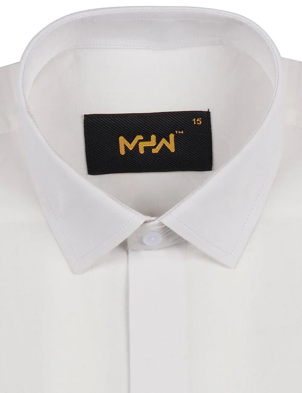 Men's Cream White Dress Shirt