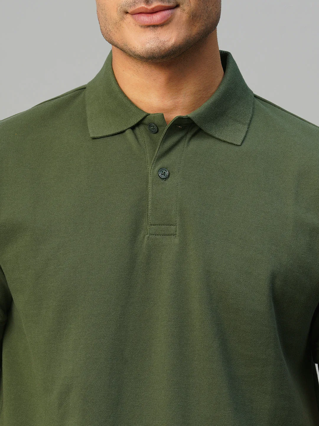 Men's Dk Green Cotton Regular Fit Tshirt