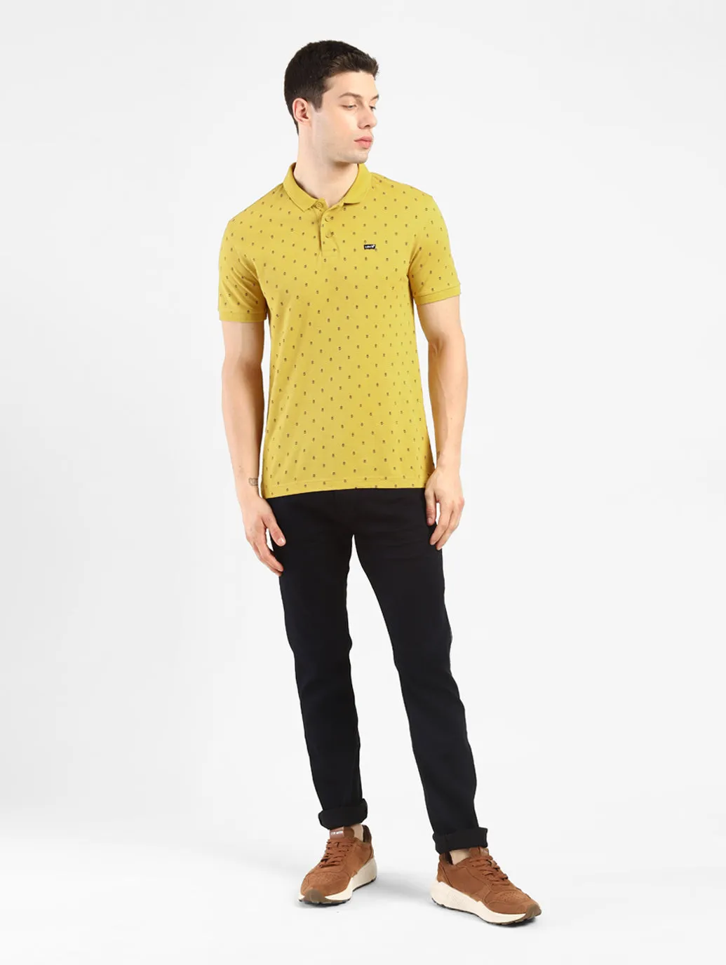 Men's Printed Polo Collar T-Shirts