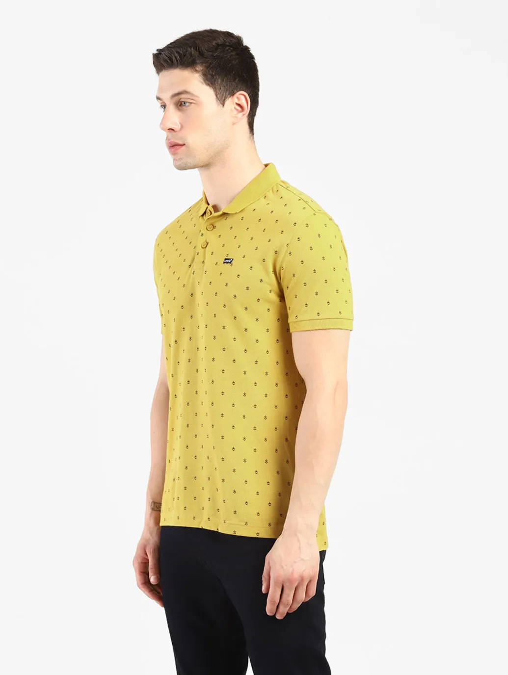 Men's Printed Polo Collar T-Shirts