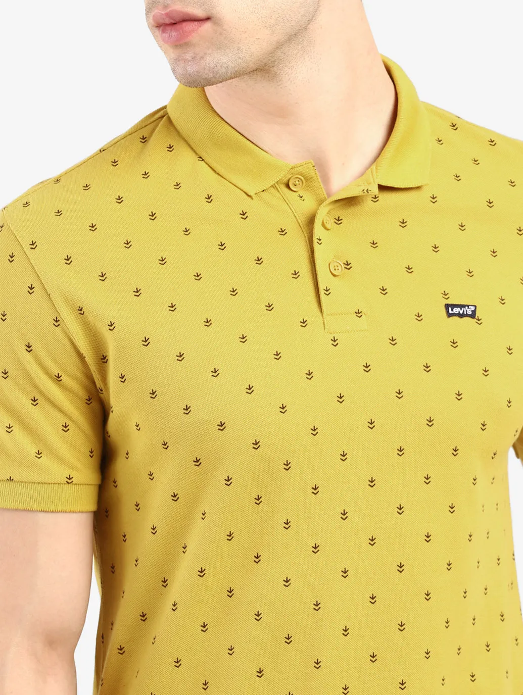 Men's Printed Polo Collar T-Shirts