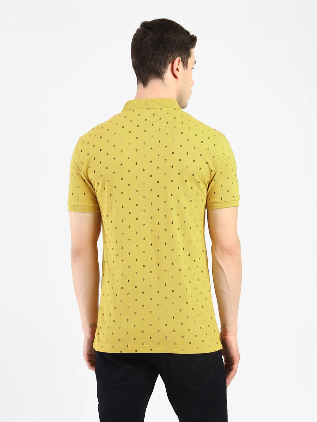 Men's Printed Polo Collar T-Shirts