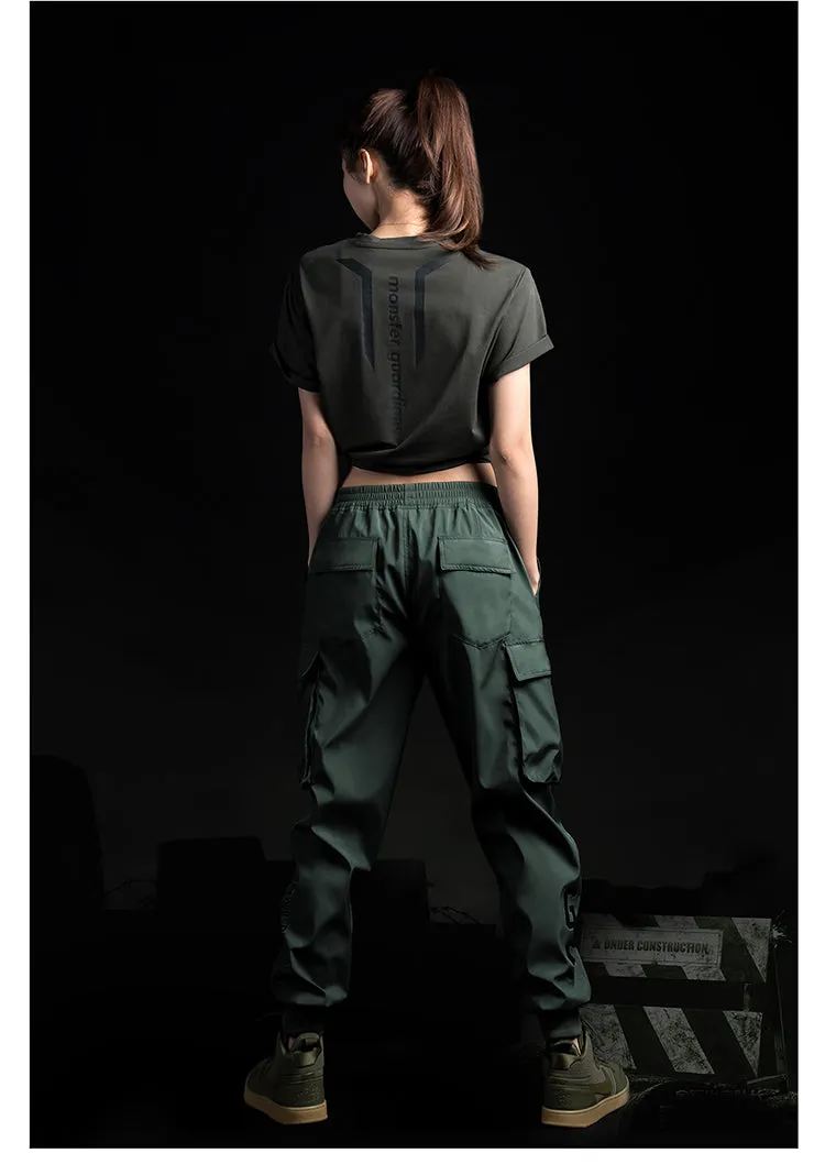 MONSTER GUARDIANS POCKET DETAIL RELAXED CARGO PANTS