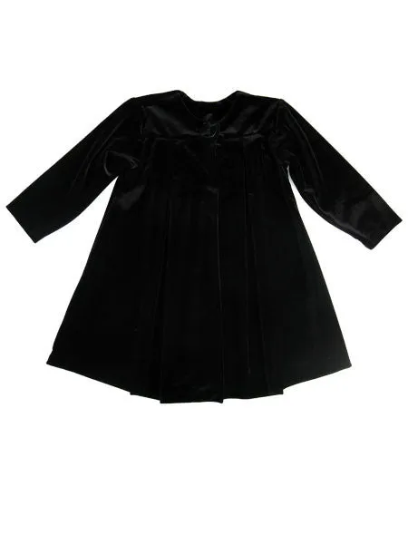 Mulberribush Black Velvet Topper Coat Sizes 2-5